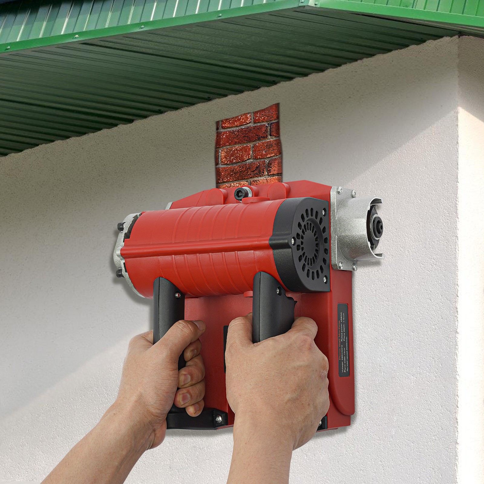 110V Electric Wall Planer Dust-Free Wall Planning Machine Old Wall Renovation