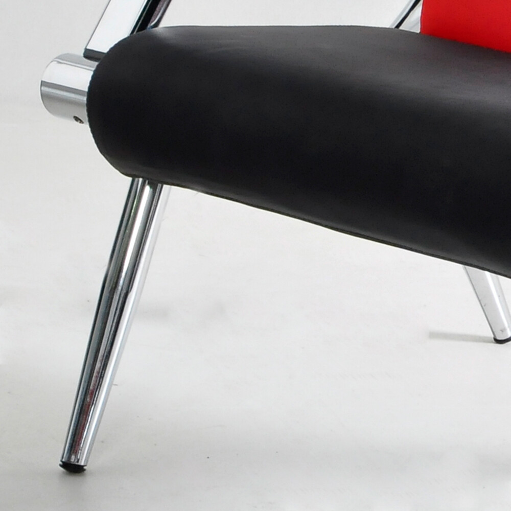 2 Sets of Waiting Room Chair Reception Seat Bench PU Leather Waiting Chair Sofa