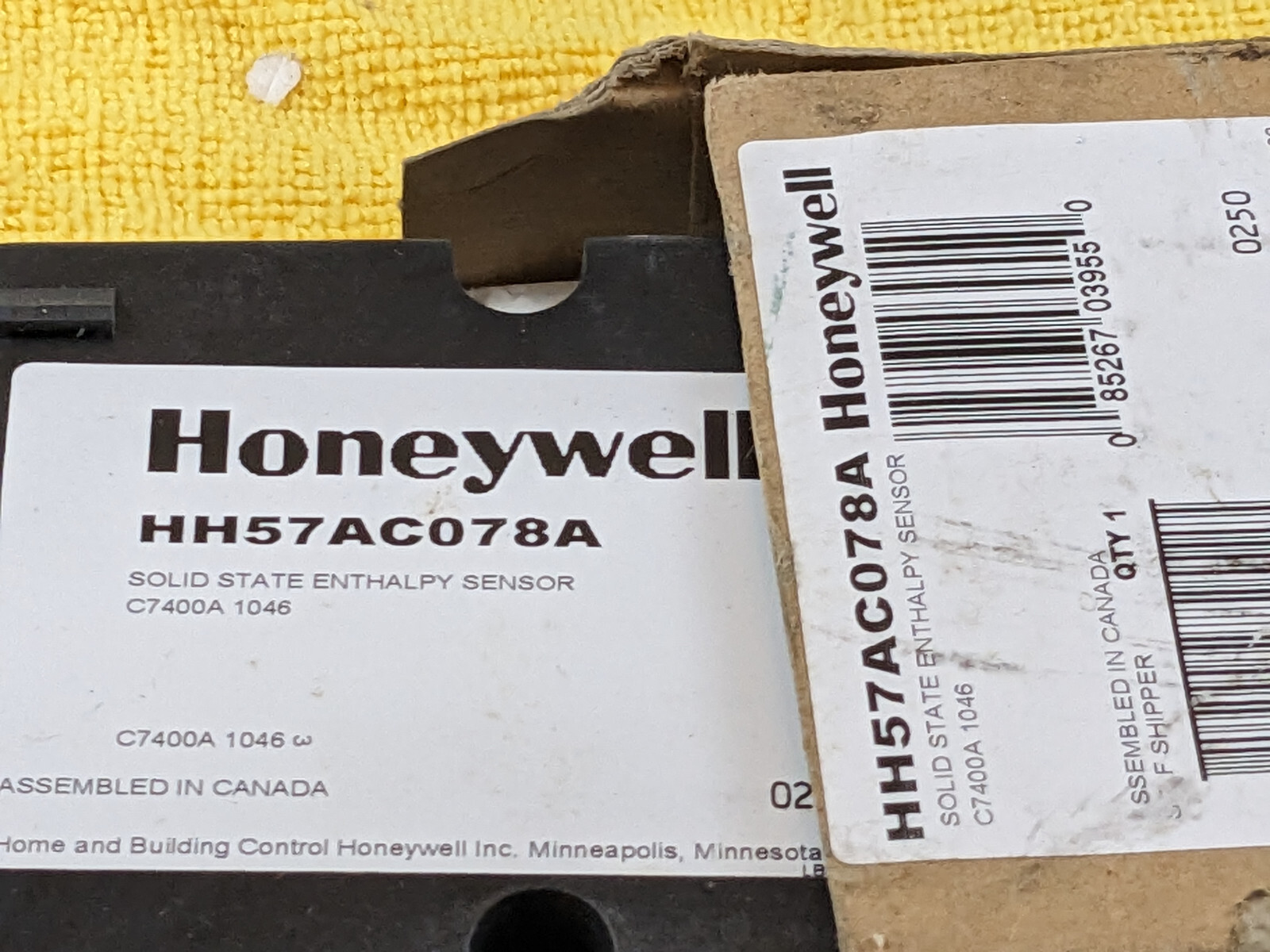 HONEYWELL HH57AC078A SOLID STATE ENTHALPY SENSOR