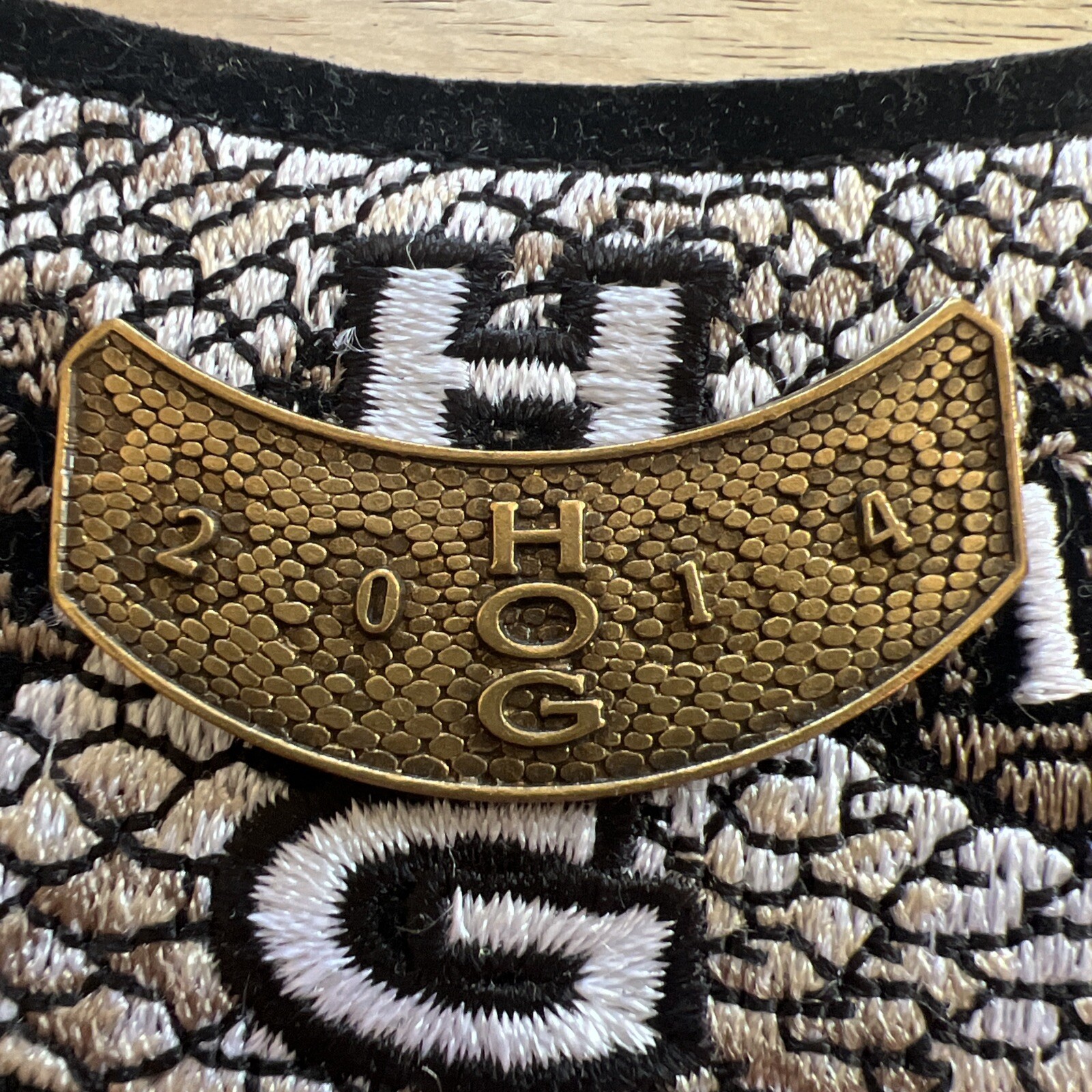 2014 HOG Patch Membership rocker Harley Davidson Owners Group. With Pin