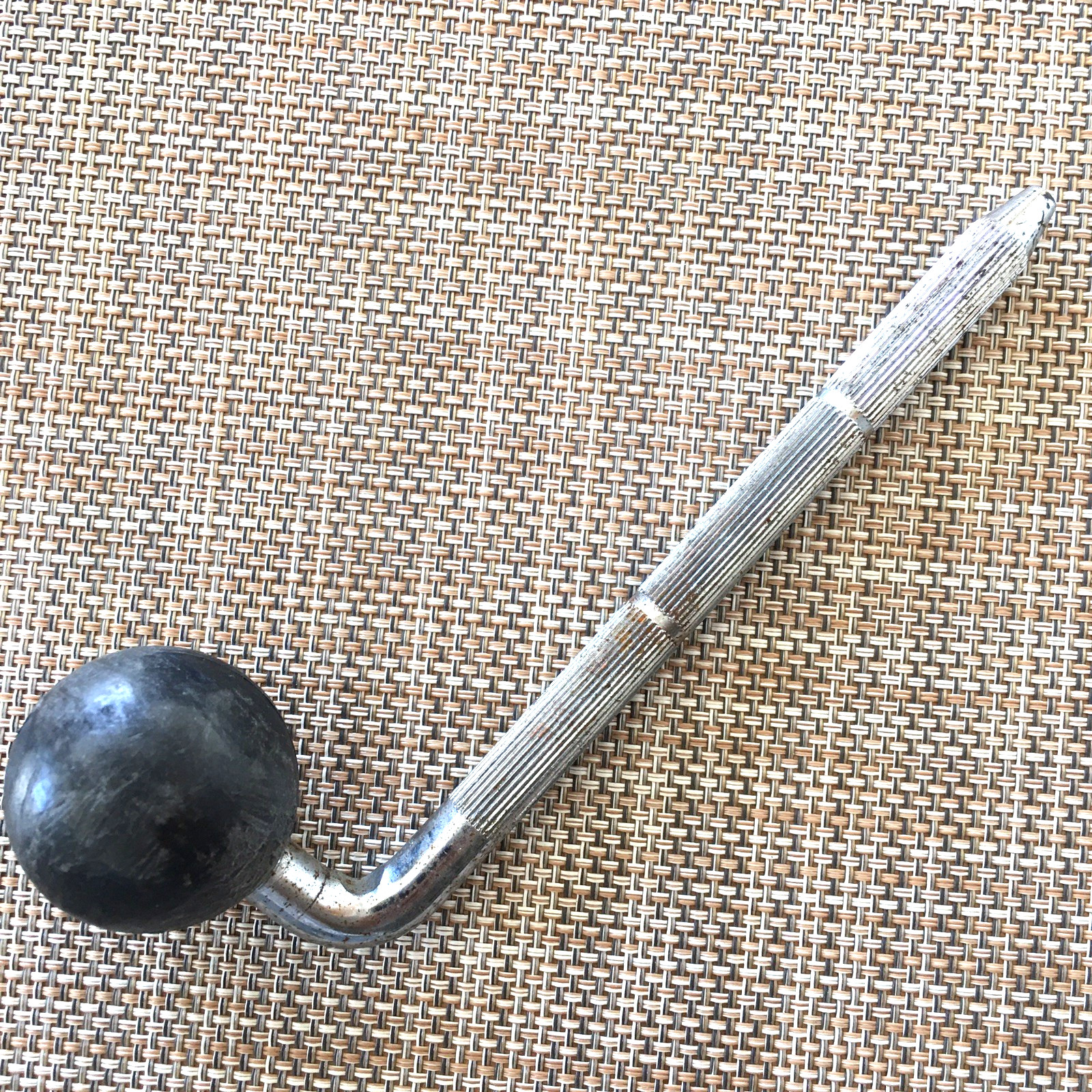 1980s VINTAGE TAMA OMNI SPHERE TOM HOLDER ROD-ARM + SWIVEL BALL  10.5 mm JAPAN