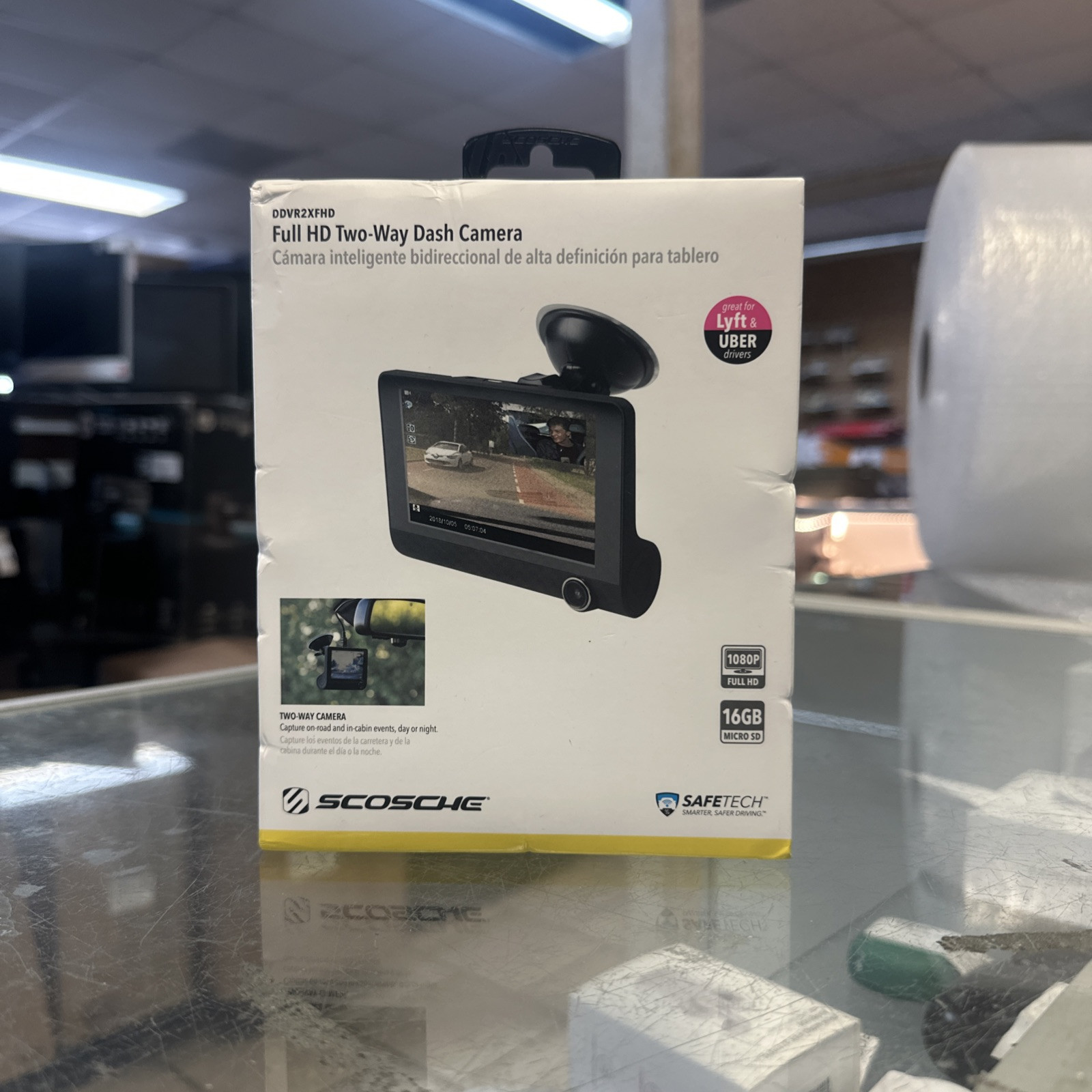 Scosche Full HD Two Way Dash Camera **New in box and still sealed**