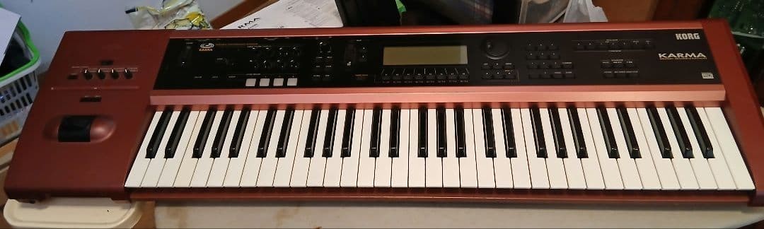 KORG KARMA Music Workstation Synthesizer LCD Issue Tested Working Japan