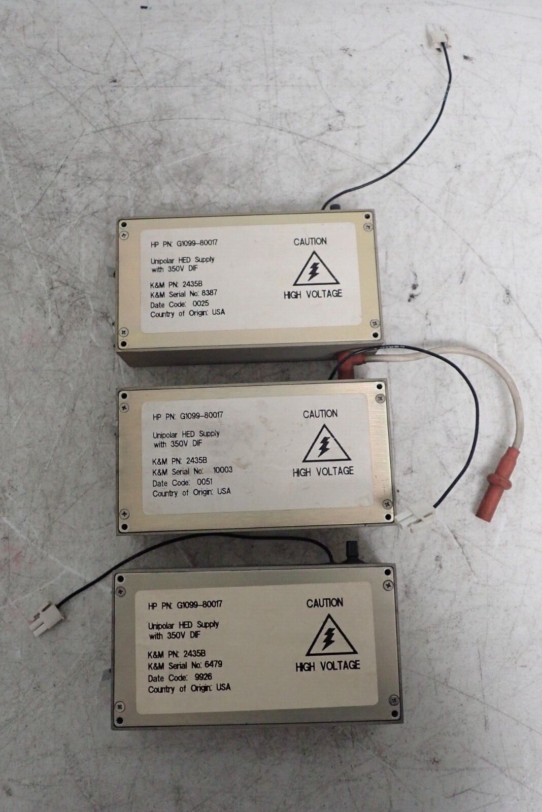 Agilent G1099-80017 Uni-Polar HED Power Supply 2435B