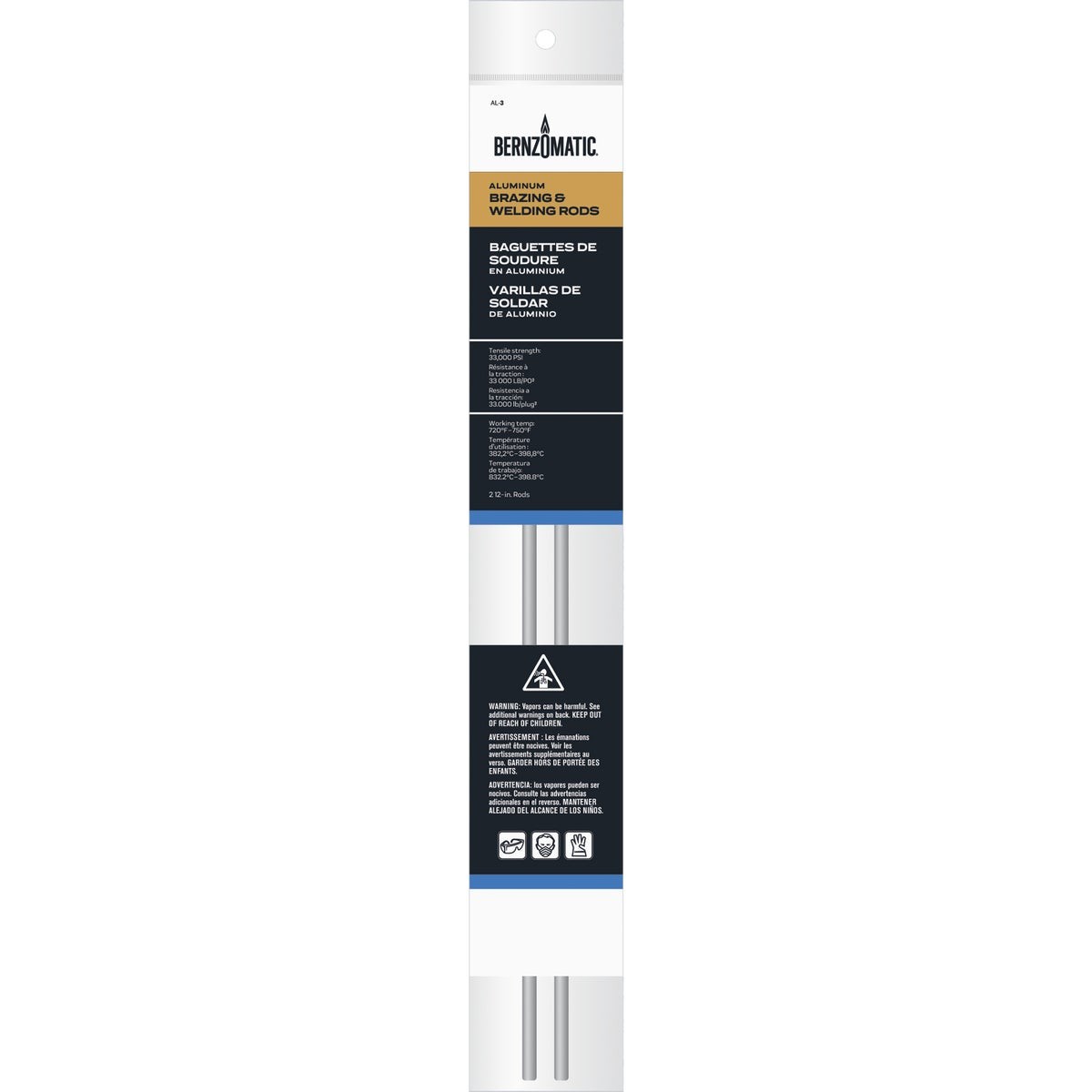 Bernzomatic Aluminum Welding and Brazing Rod (2-Pack) AL3 Bernzomatic AL3
