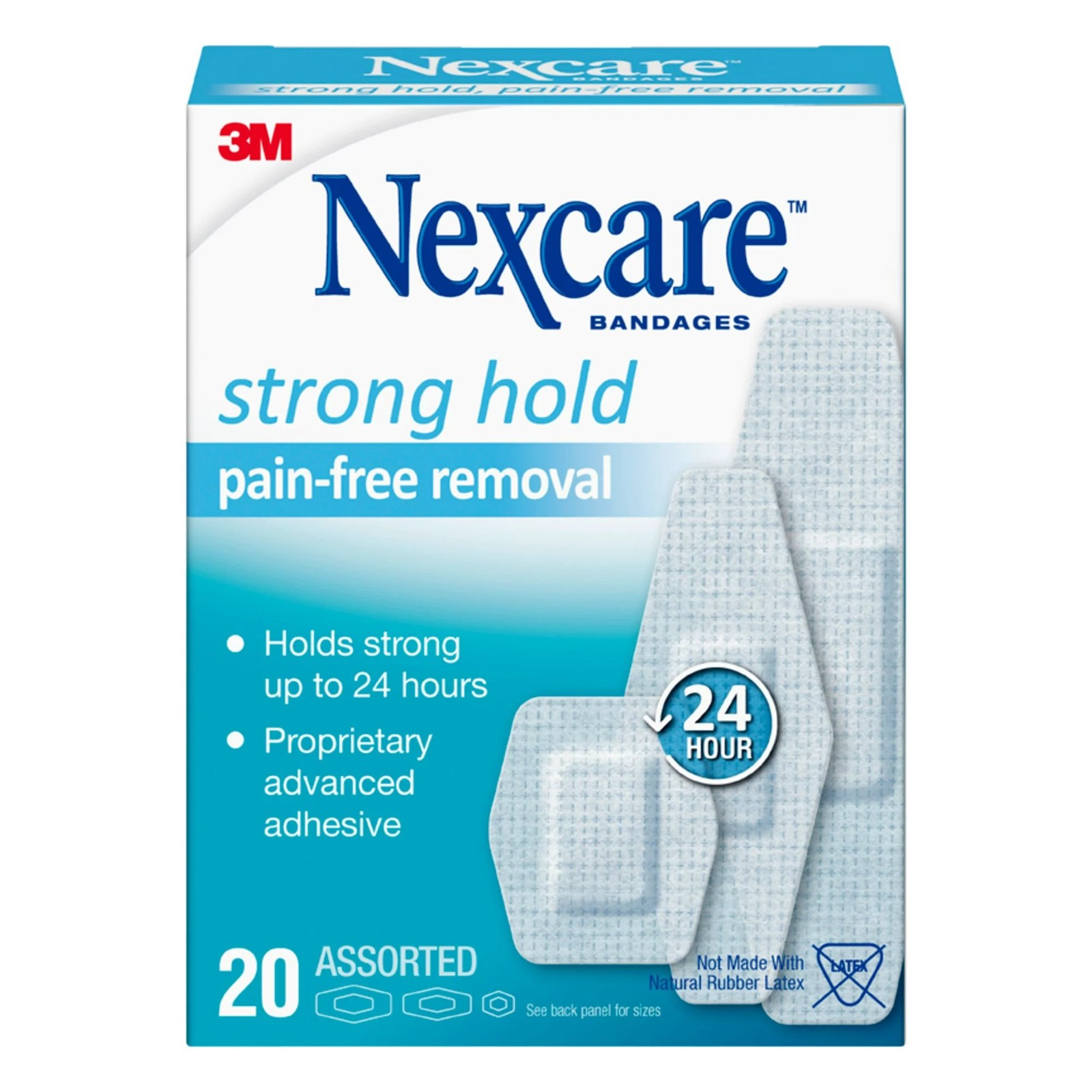 Nexcare Sensitive Skin White Silicone Adhesive Bandage 7/8 X 1-1/4 Inch / 1-1/8