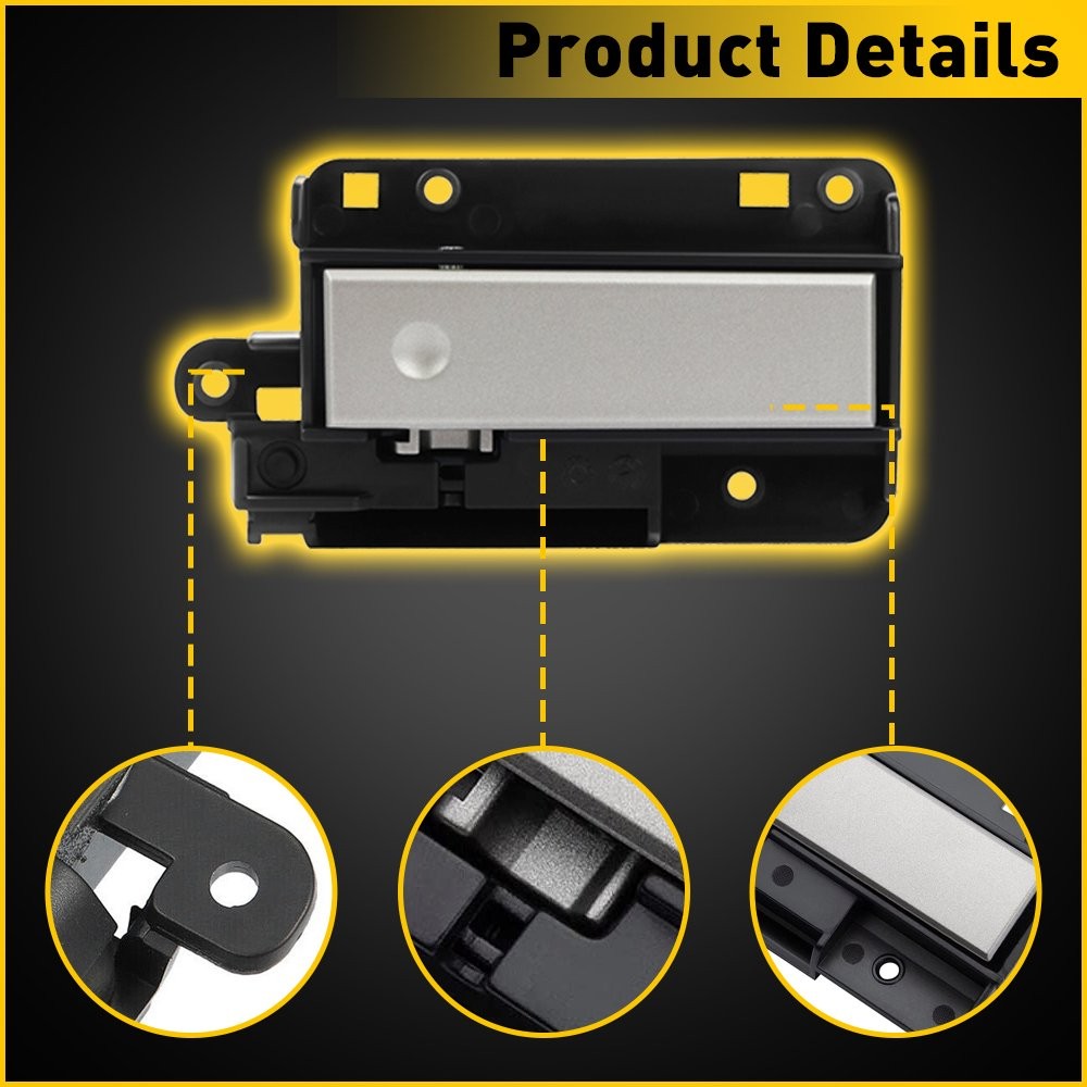Glove Box Lock Compartment Latch Handle For 2005-2014 Chevrolet Silverado Silver