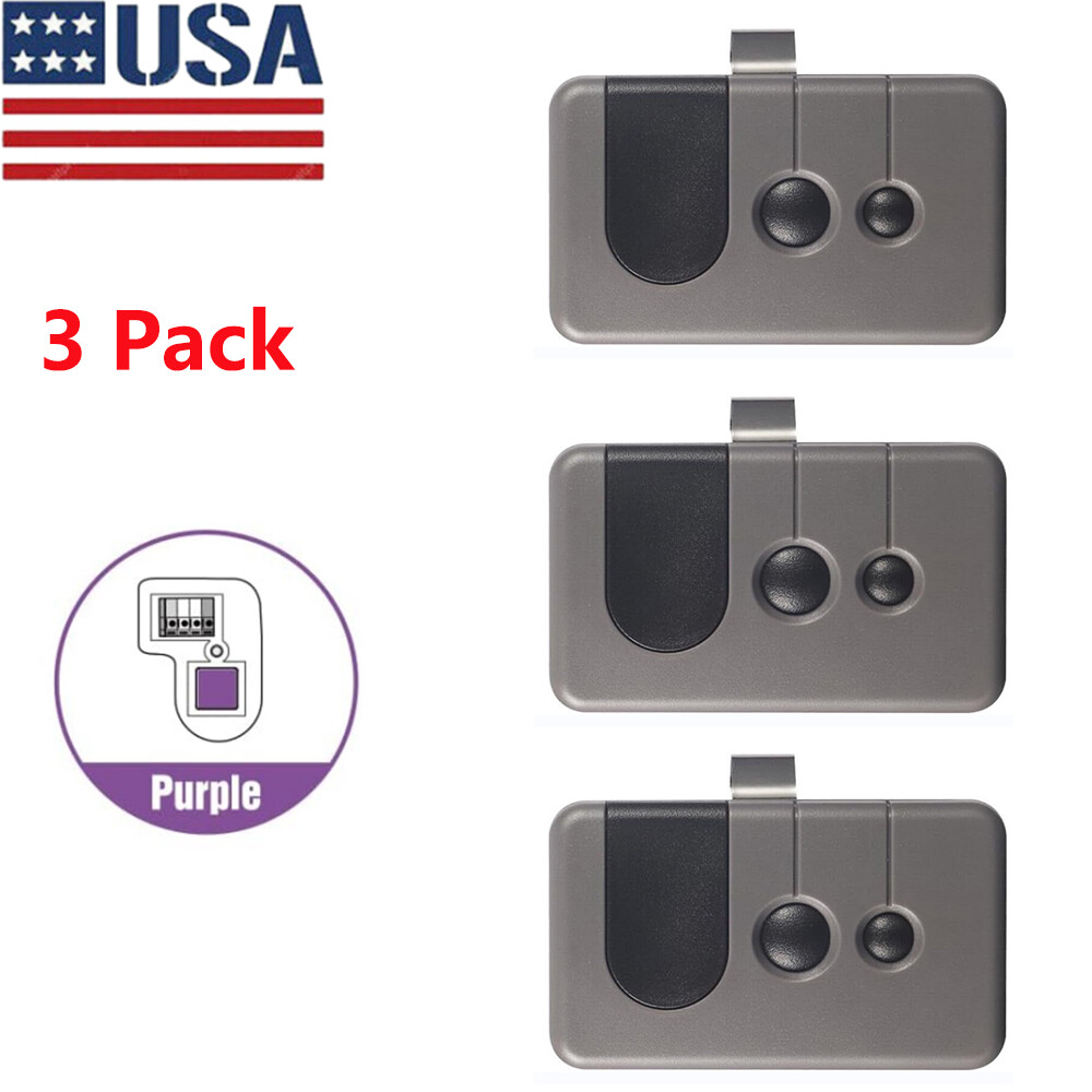 1/4 139.53753 Sears Craftsman Garage Door Opener Remote 315MHZ(Purple Learn Btn)