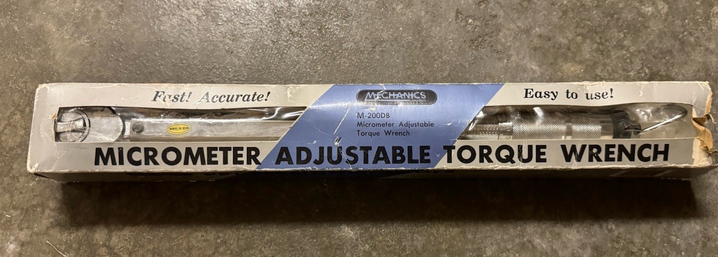 Mechanics Products M200DB 1/2-Inch Drive Micrometer Adjustable Torque Wrench