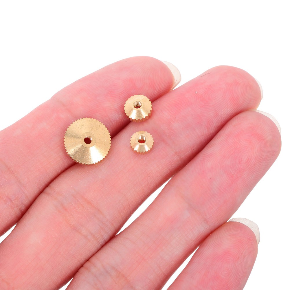 36 Pcs Antique Clock Parts Dial Movement Nut Repair Kit Hardware