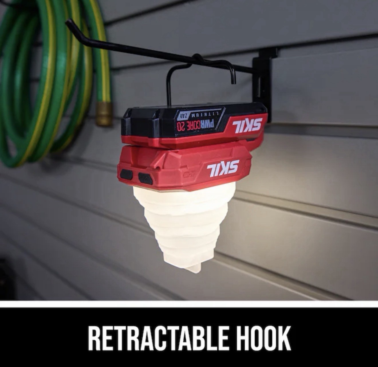 SKIL 12V/20V Collapsible Lantern 300- Lumen 1 -Adjustable Mode LED (accessory)