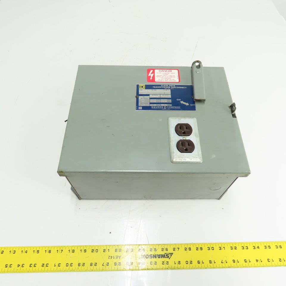 Square D SK5271W Transformer Disconnect 2kVA 230/460V to 115V 2000VA @60Hz