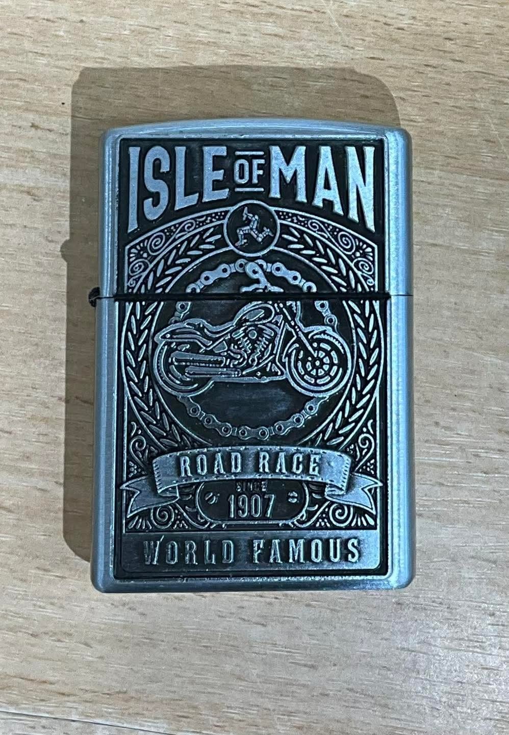 isle of man TT Tourist Trophy  Motorbike  windproof lighter iom manx man
