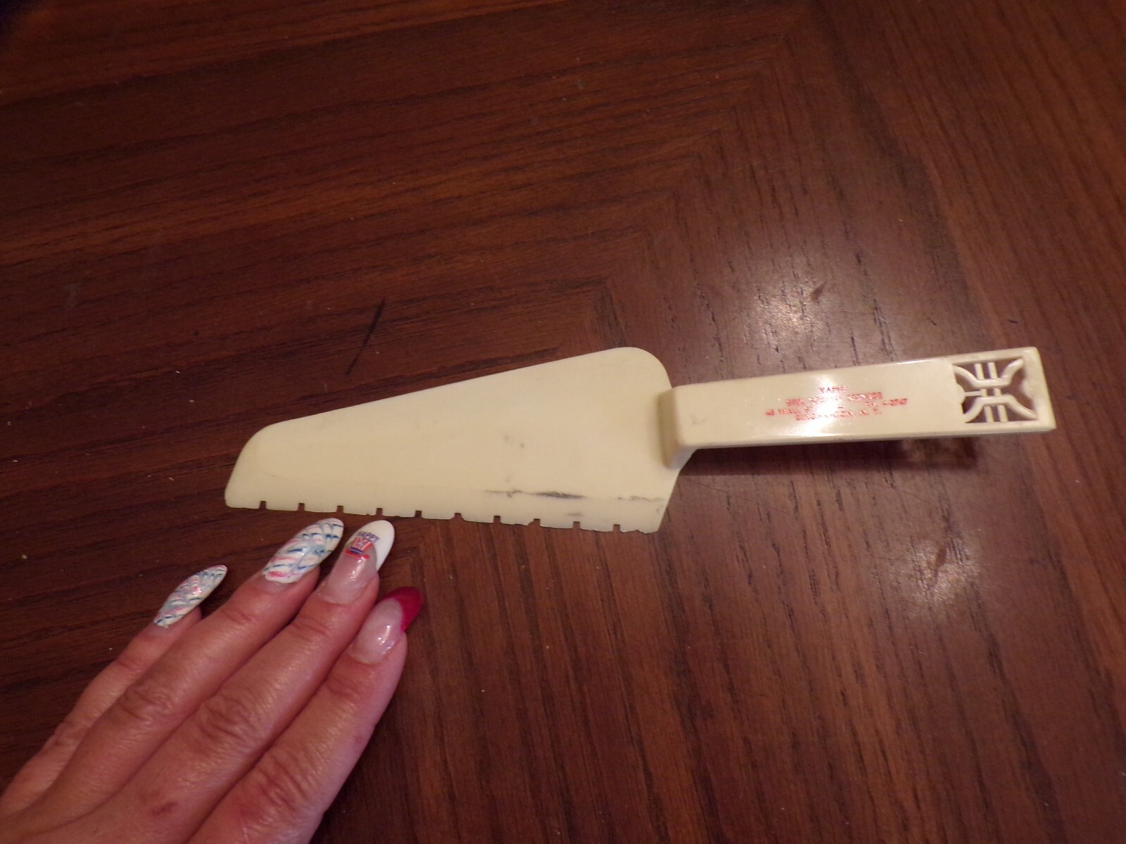 VTG Pie Cutter Scoop Yaple Silk Screen Service Binghamton NY