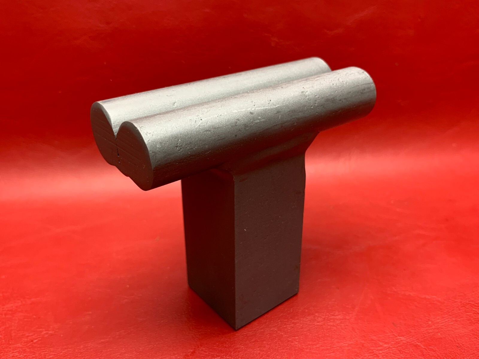1-1/4” Hardy Blacksmith Anvil Bottom Fuller Leaf Veining Creasing Tool Raw 3/4"