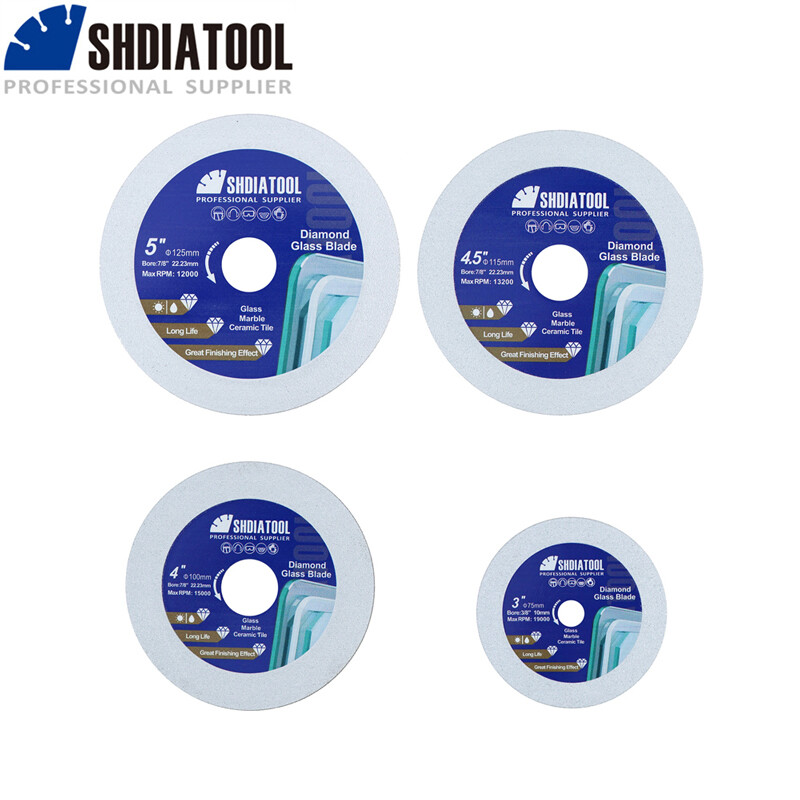 Diamond Glass Cutting Grinding Disc Wheel 2pcs 3-5in Saw Blade for Ceramic Tile