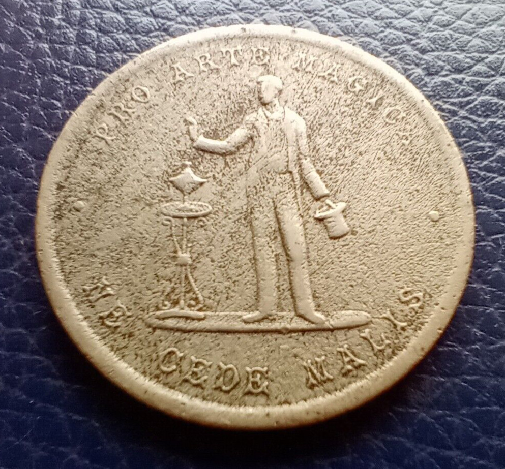 C. Milton Chase Mechanician - Pro Arte Magica Ne Cede Malis - Boston Token /Coin