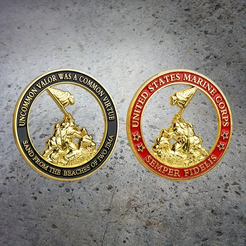 Marine Corps (Iwo Jima) Challenge Coin - Excellent Gift