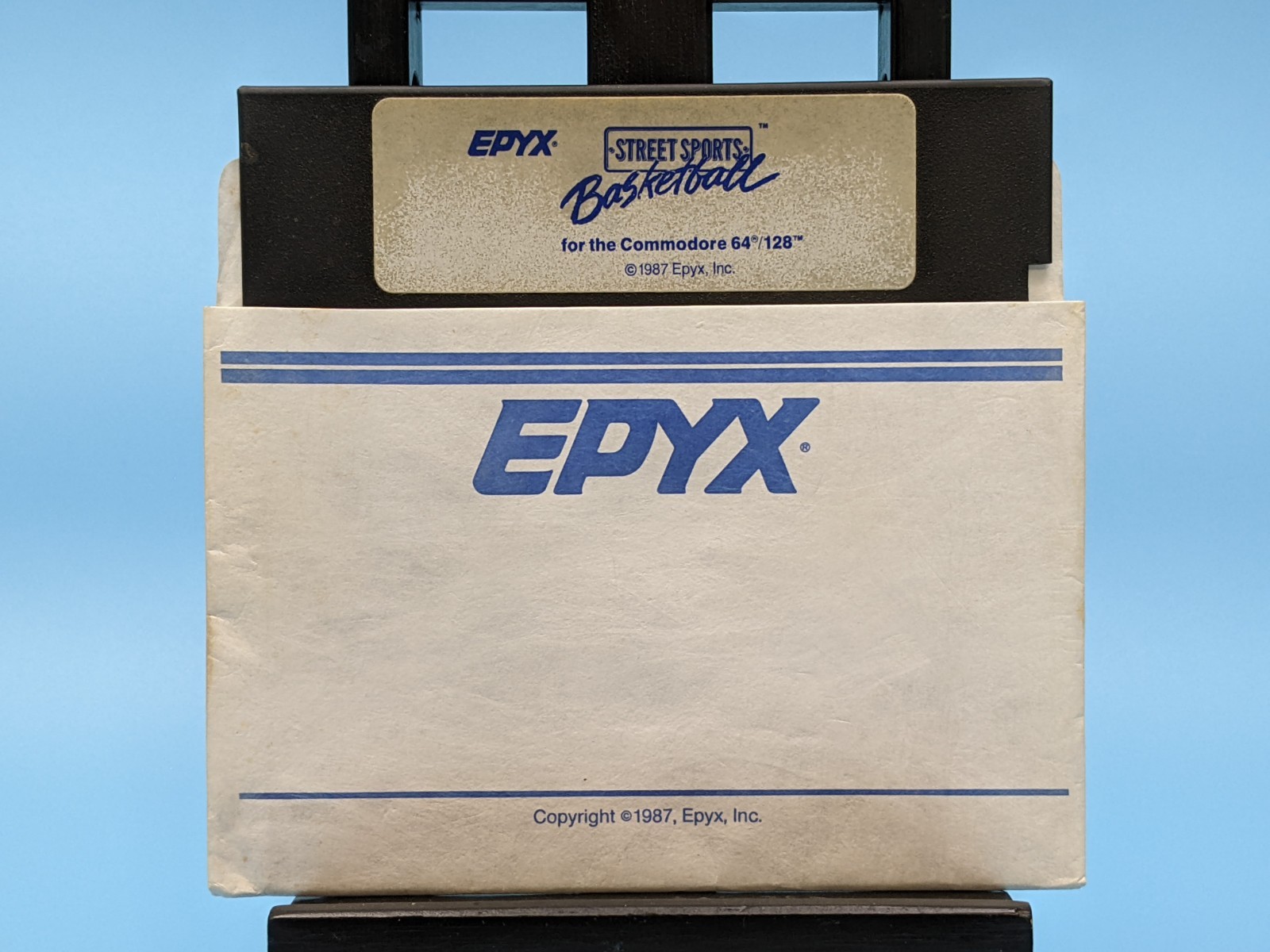 Street Sports Basketball Epyx 5.25 Floppy Commodore 64/128 Vintage 1987 Untested
