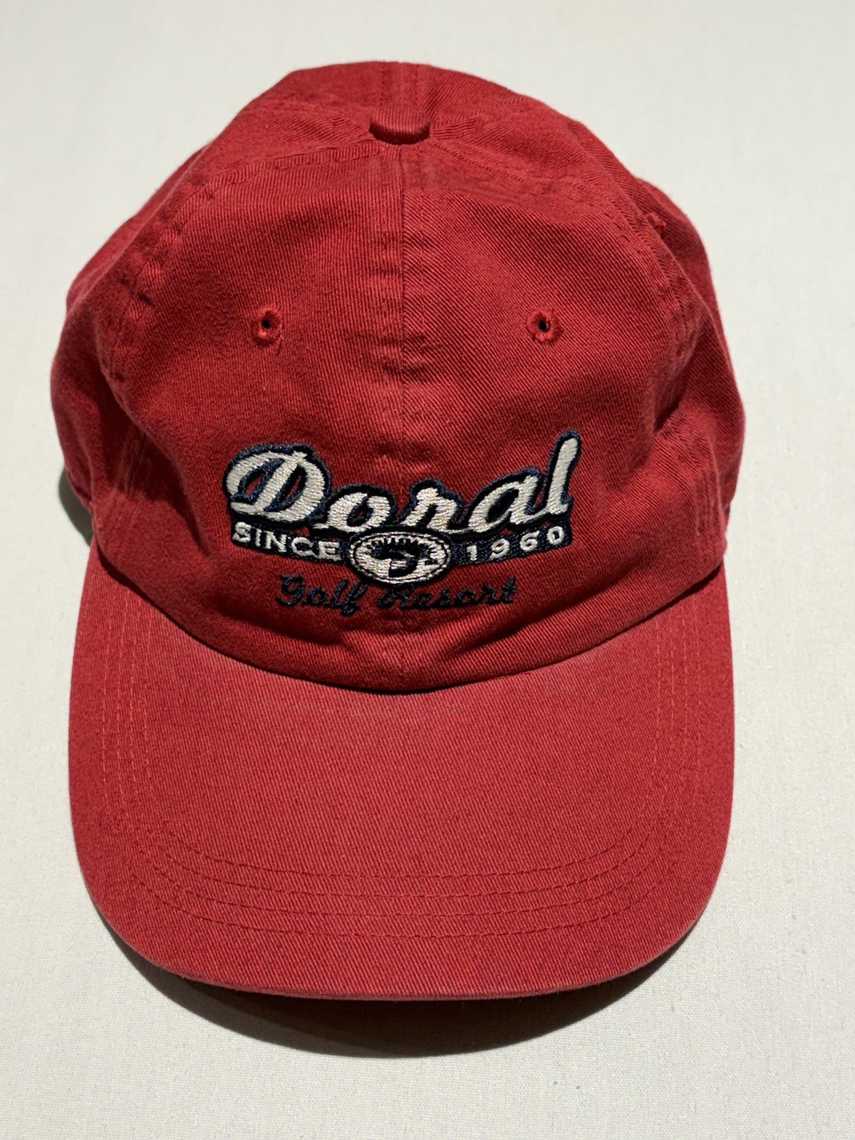 Doral Golf Club Hat Cap Red Strapback Embroider Logo Ahead Special Edition -F430