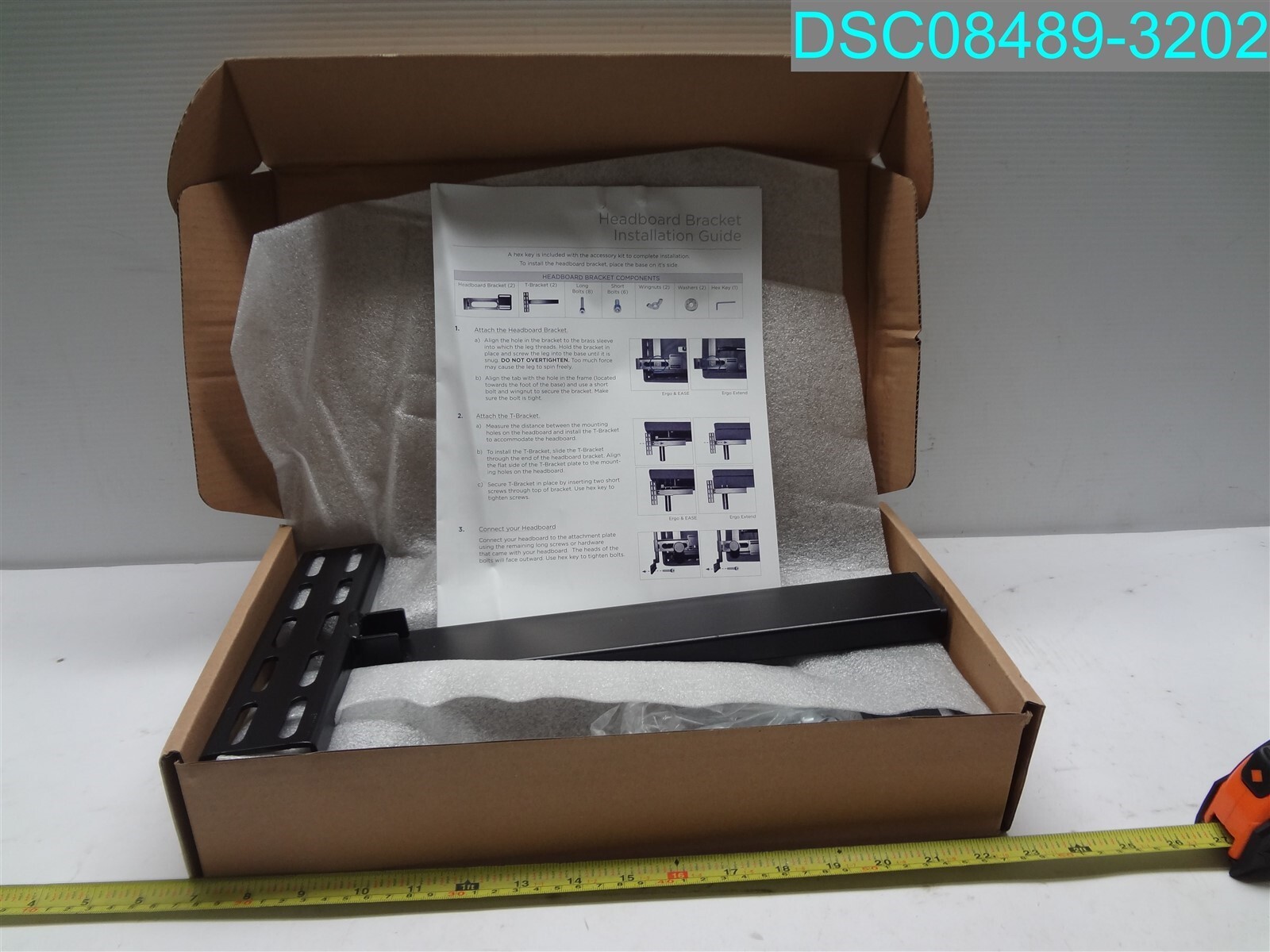 400F0012289 Sealy Ease Universal Headboard Brackets V1