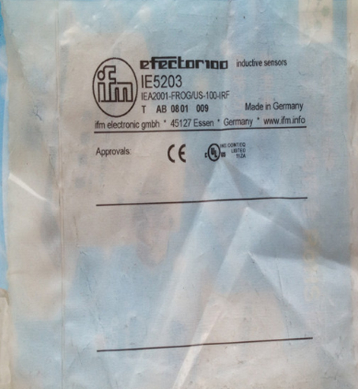 NEW IFM IE5203 Inductive Proximity Sensor