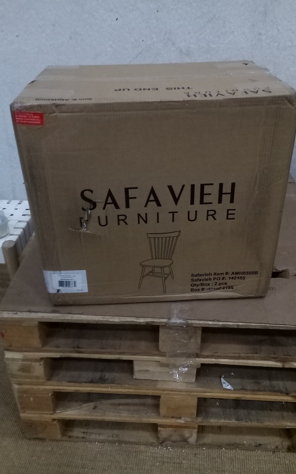 Safavieh PARKER SPINDEL SIDE CHAIR, Reduced Price 2172725841 AMH8500B