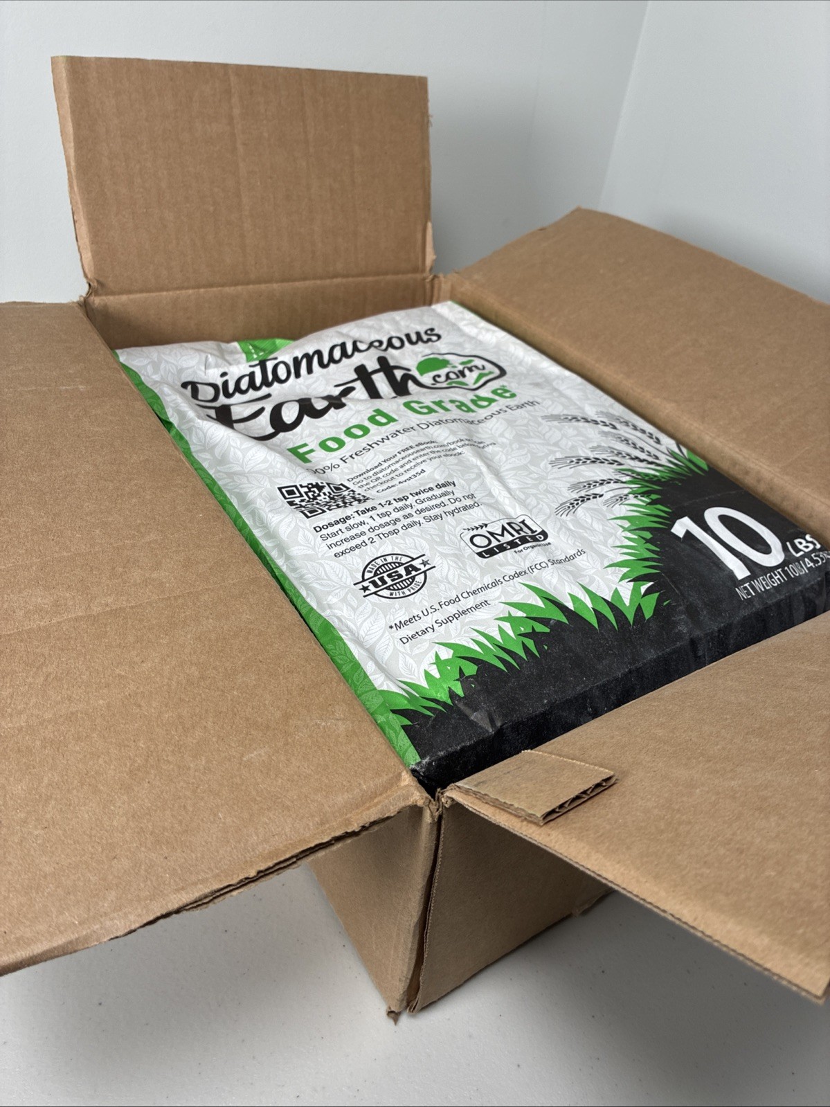 Diatomaceous Earth 10 LBS Food Grade Diatomaceous Earth - 100% Organic/Natural