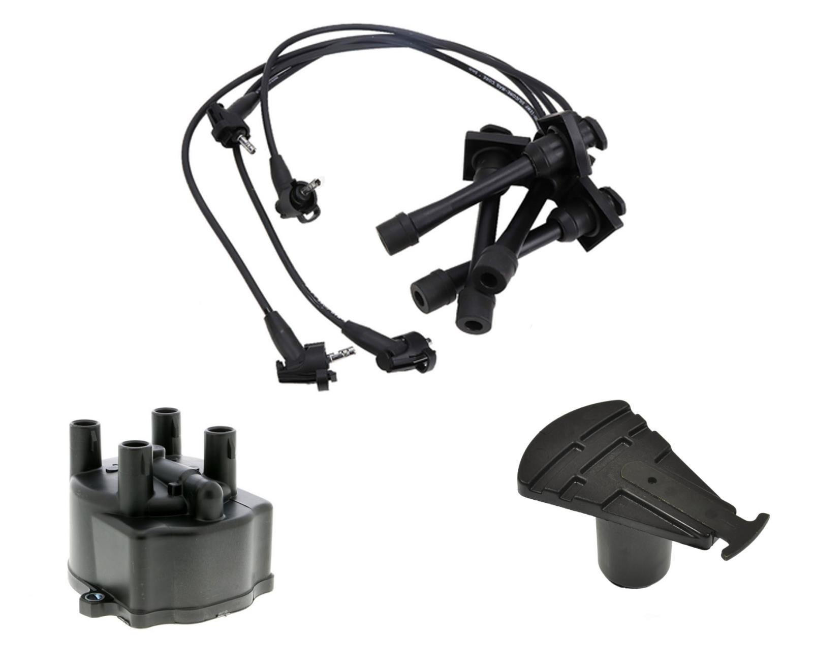 Spark Plug Ignition Wires Cap Rotor For Prizm Corolla 1.6L 1.8L 1993-1997