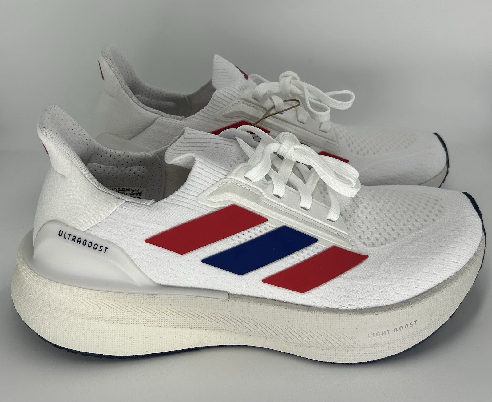 Adidas UltraBoost 5X Men’s Shoes Cloud White Style JH9040 USA Blue Red
