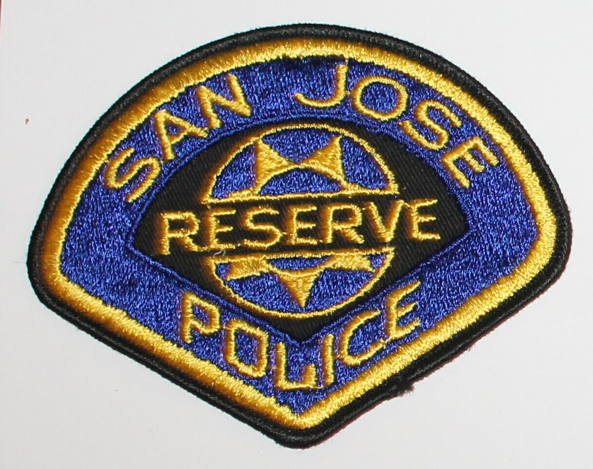 SAN JOSE POLICE Reserve Santa Clara County California CA PD patch