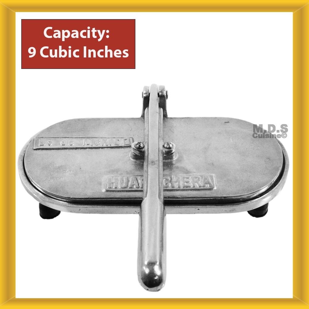 Huarache 9" Press Tortilla Maker Authentic Huarachera Cast Aluminum Mexican Food