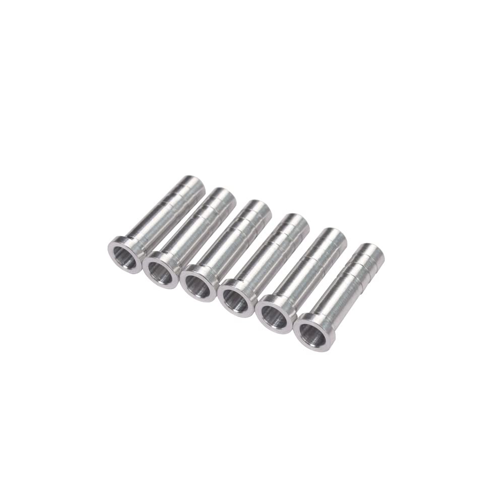 12 Pack Archery Arrow Aluminum Inserts for ID 6.0mm / 6.2mm / 7.6mm Carbon Ar...