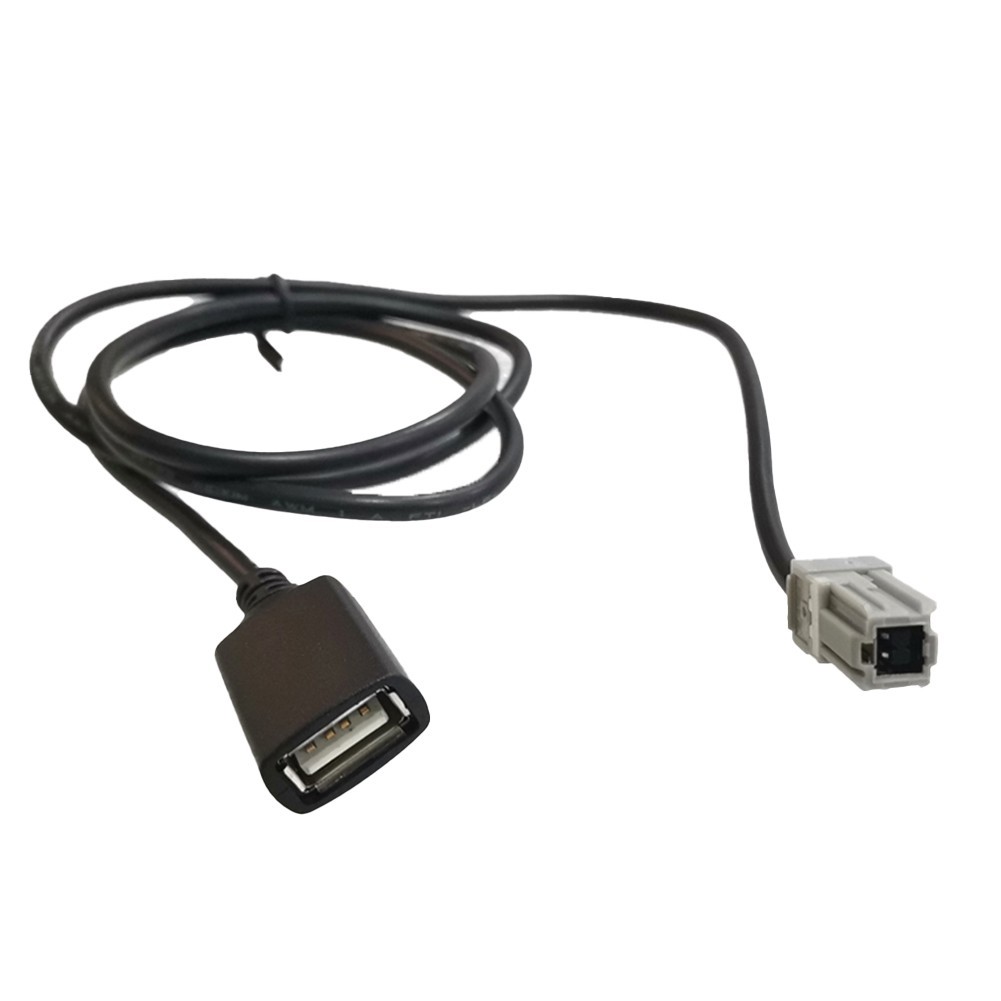 Car Aux Audio 100cm for MEDIA Wire To USB Adapter Correct Connector Brand New