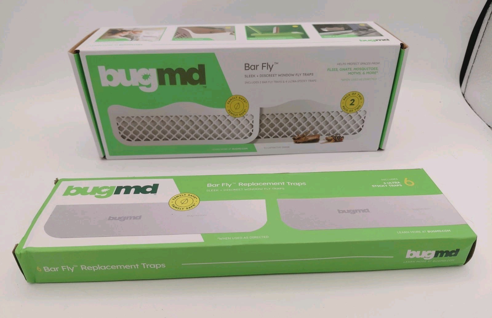 Bug MD Bar Fly Traps For Gnats, Flies, Mosquitoes, Moths & More Fast Shipping