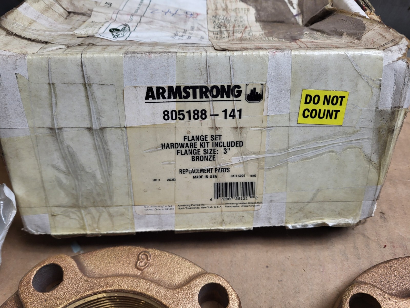 Armstrong Pump Bronze Flange 3" 805188-141