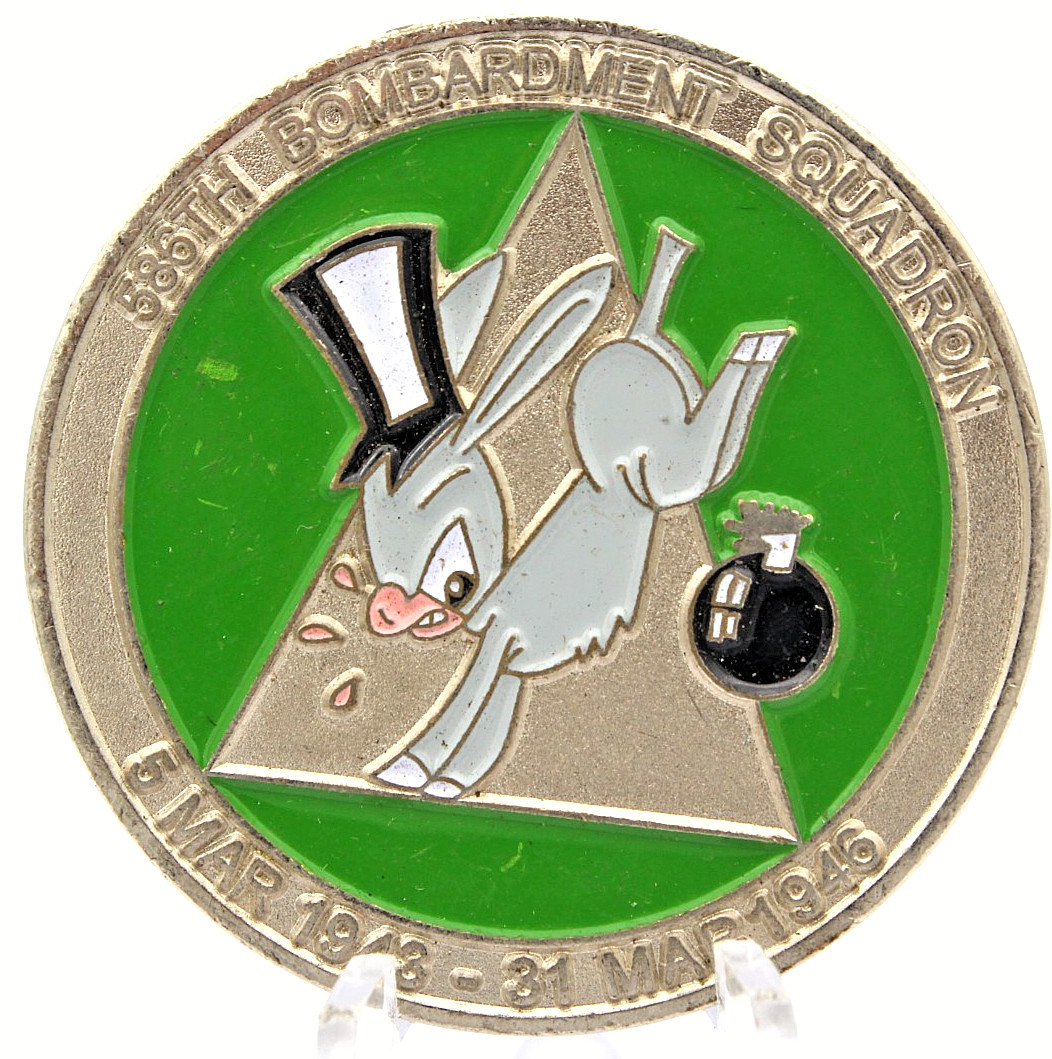586th Flight Test SQ Holloman AFB 586th Bomb SQ Challenge Coin 1.75"