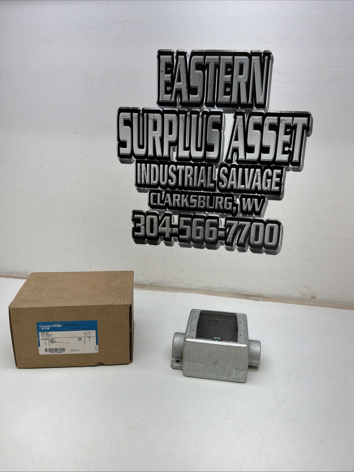 Eaton FDC32 1” Two Gang Box NIB