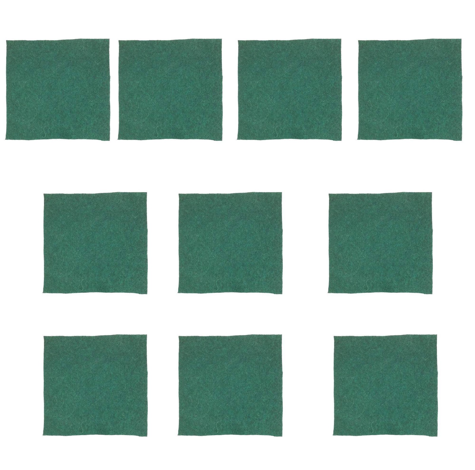 Friction Pad, Wool, 6 in. x 6 in., Pack of 10