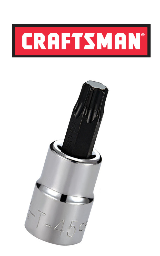 New Craftsman Torx Bit Sockets, 1/4" or 3/8" Drive Choose a Size