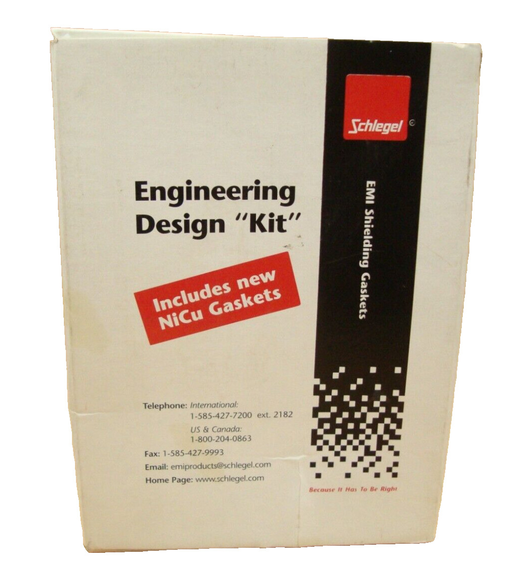 SCHLEGEL EMI Shielding Gaskets Engineering Design Kit NiCu Gaskets