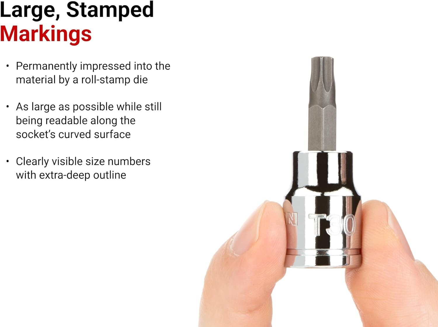 TEKTON 3/8 Inch Drive x T55 Torx Bit Socket | SHB14255