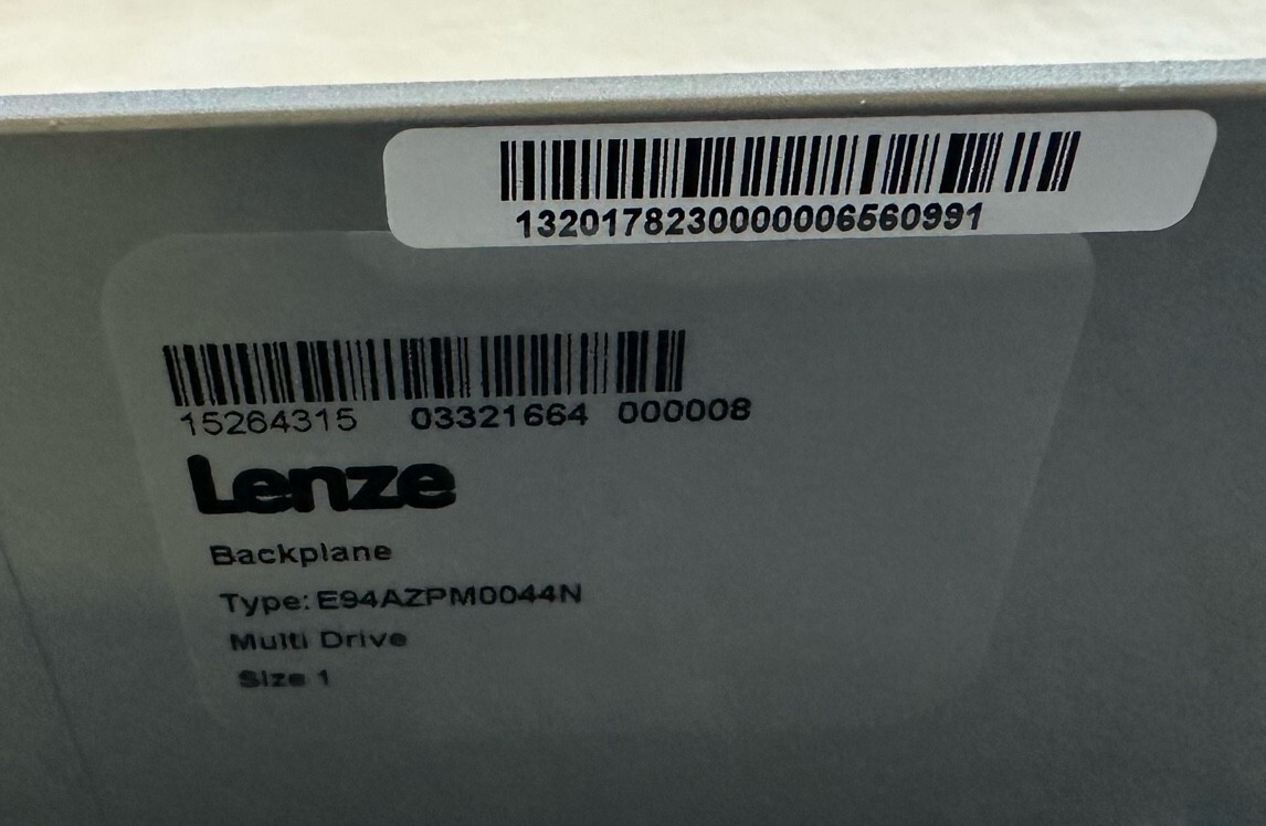 Lenze Backplane Multi Drive / HW Vers. 1A / E94AZPM0044N