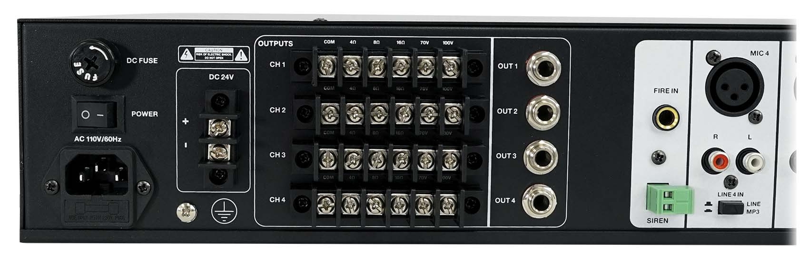 Rockville ROCK MATRIX 4 Zone Home Audio Amplifier Receiver Multi Room System