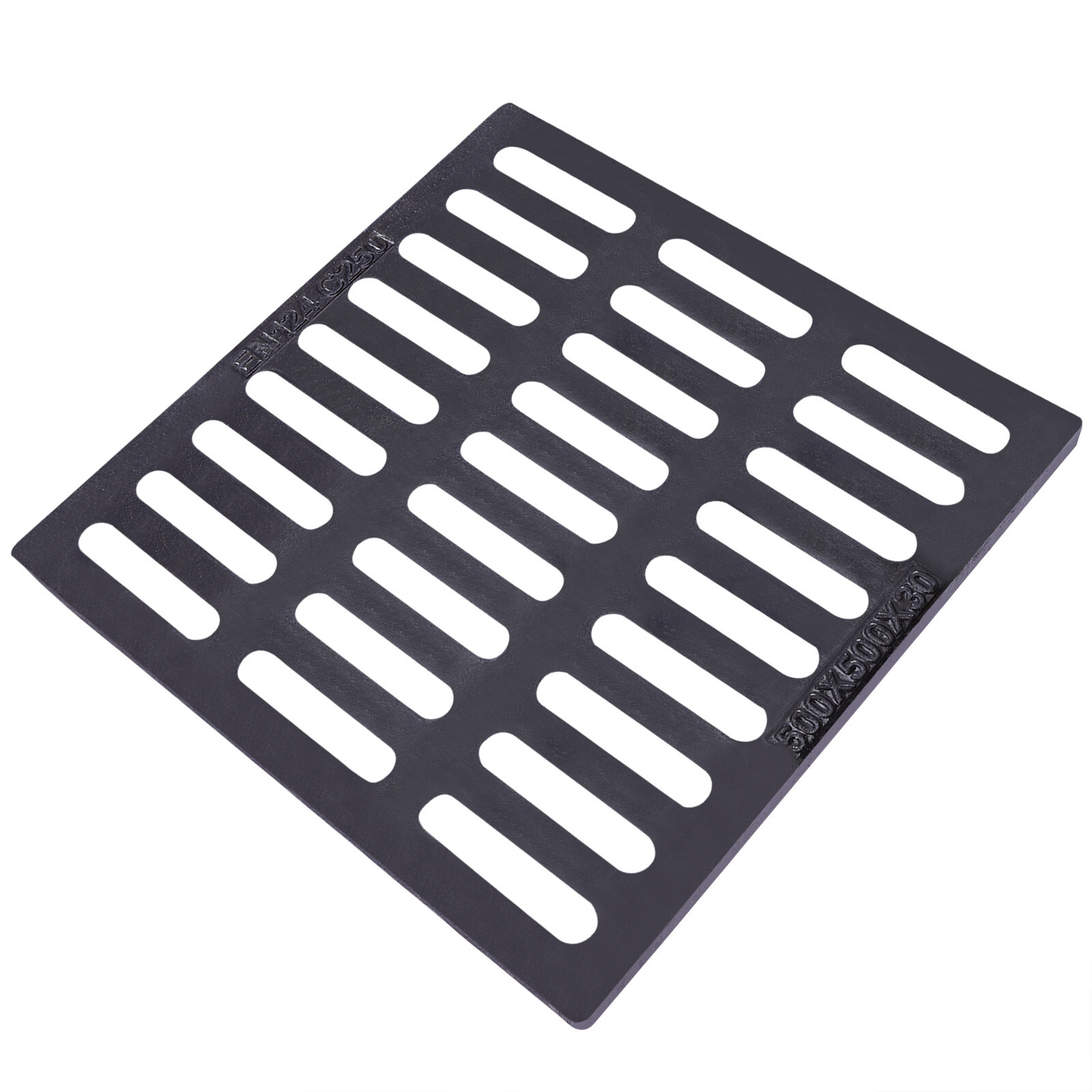 Cast Iron Sewer Grate Strainers Drain Catch Basin Cover Trench Drainage Outdoor