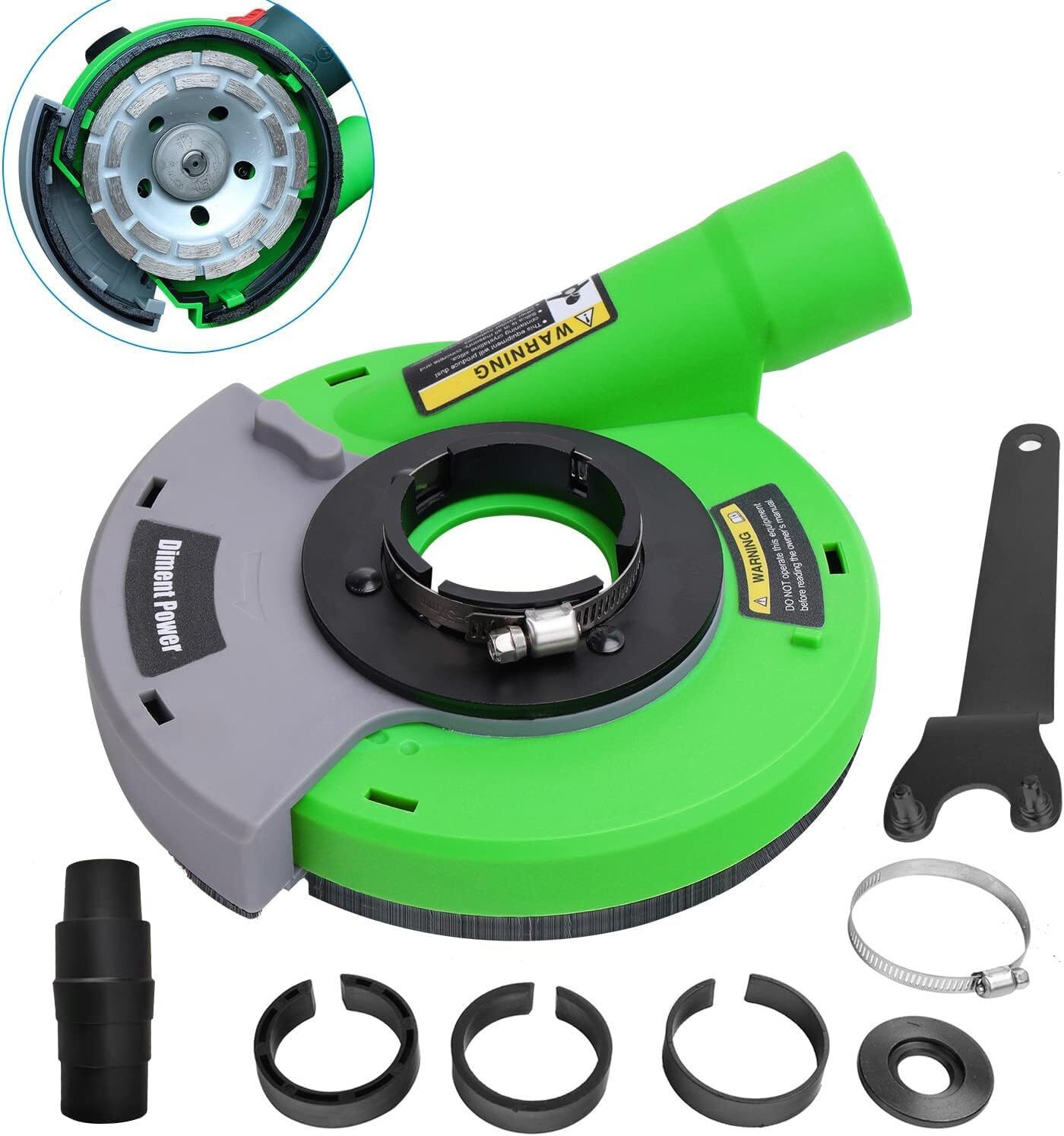 Dust Shroud for Angle Grinder Suitable for 115mm/125mm Grinding Accessory