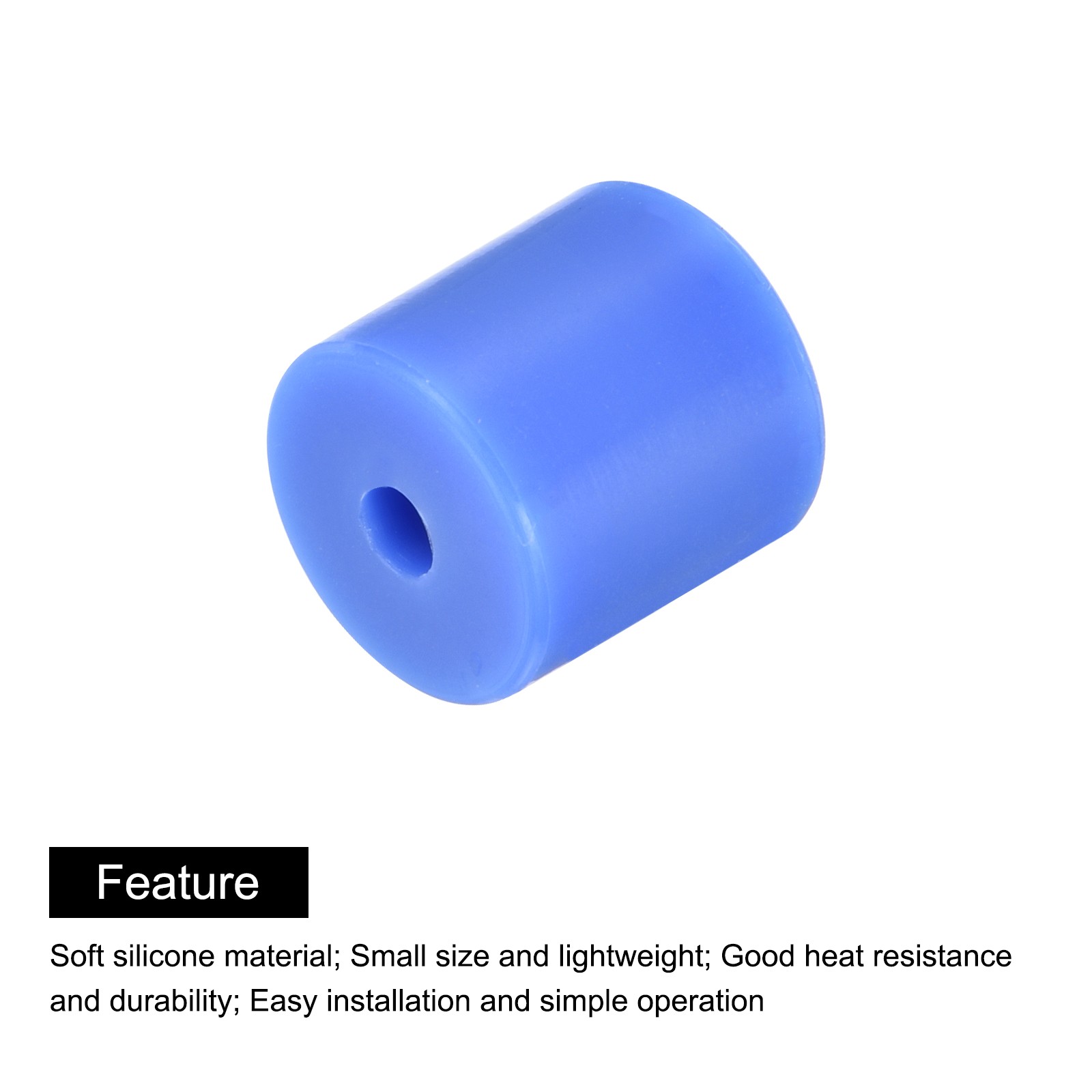 10Pcs Silicone Bed Mounts Leveling Column Silicone Buffer 16mm Blue