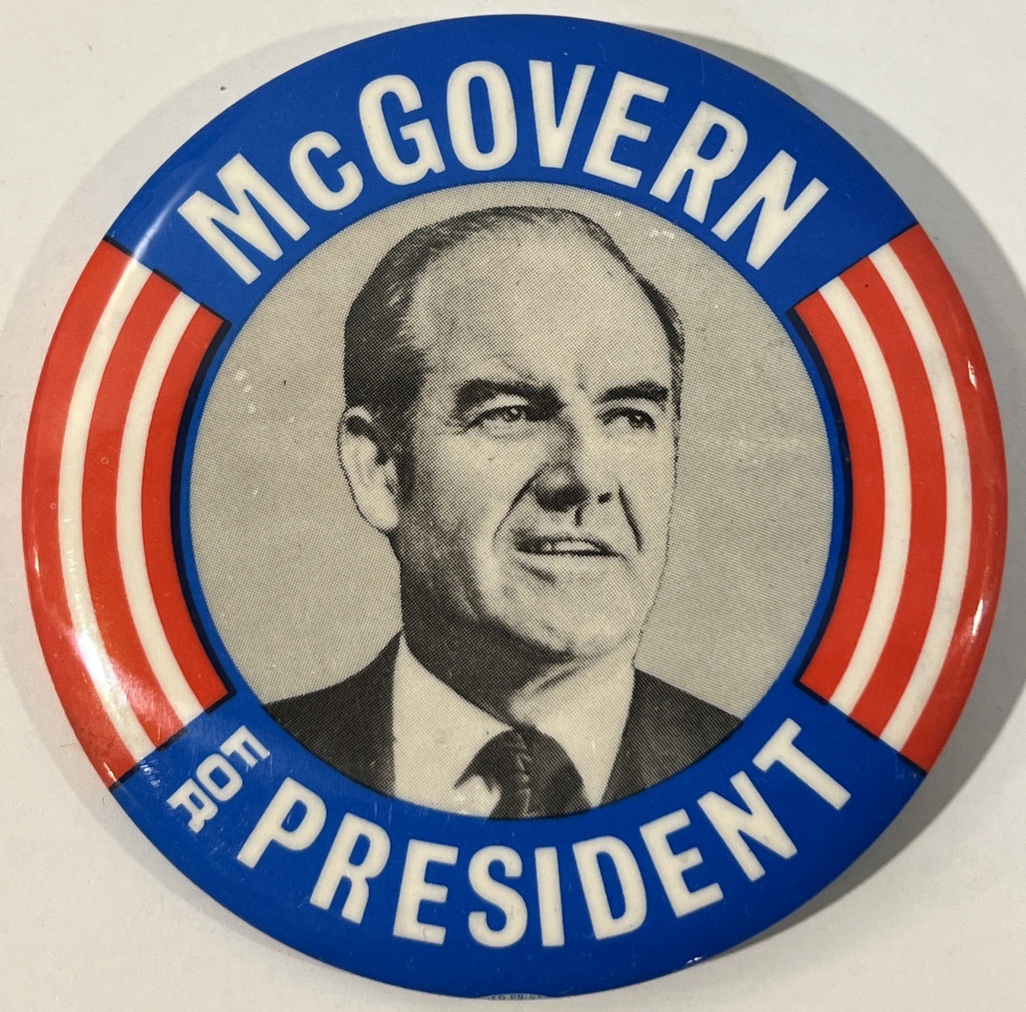 Rare Large McGovern for President Presidential Election Political Button NOS New