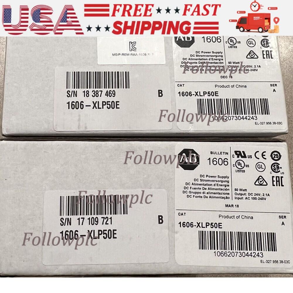 New In Box Allen-Bradley 1606-XLP50E POWER SUPPLY 1606XLP50E Fast Shipping
