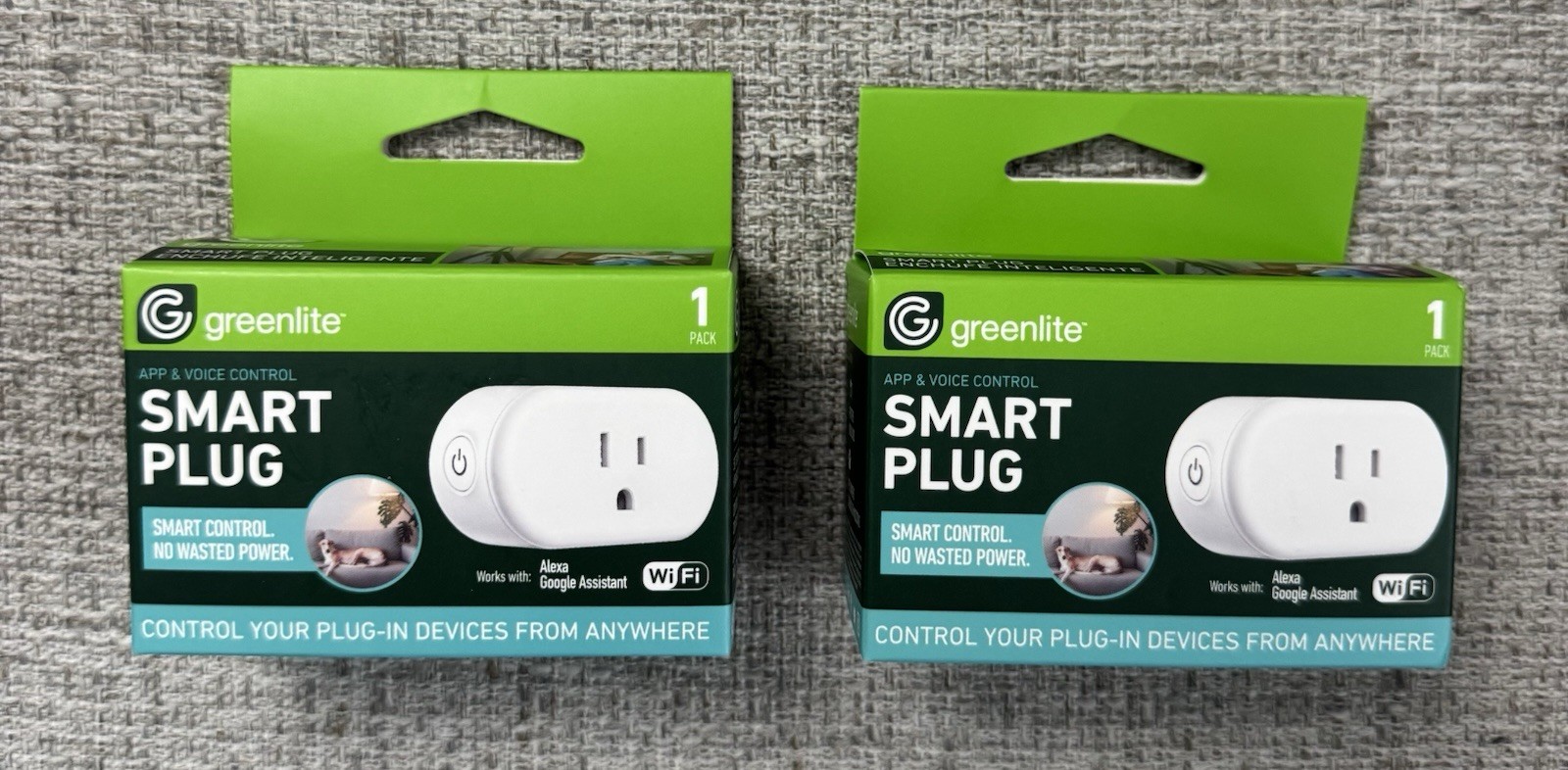 Two (2) Wifi Enabled Smart Plug App / Voice Control NIB Unopened